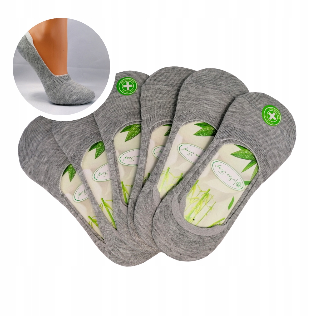 

6x Bambusowe Krótkie Skarpety Damskie Mikrostopki