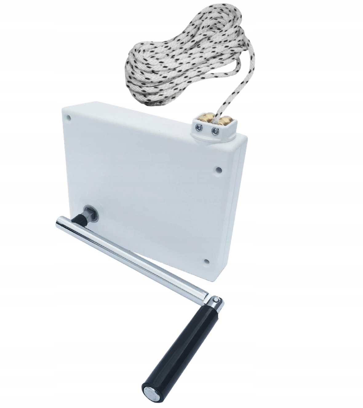 Korbový Navíječ Rolet Na Lanko S Klikou Selve Bílý lanko 7 m Silný