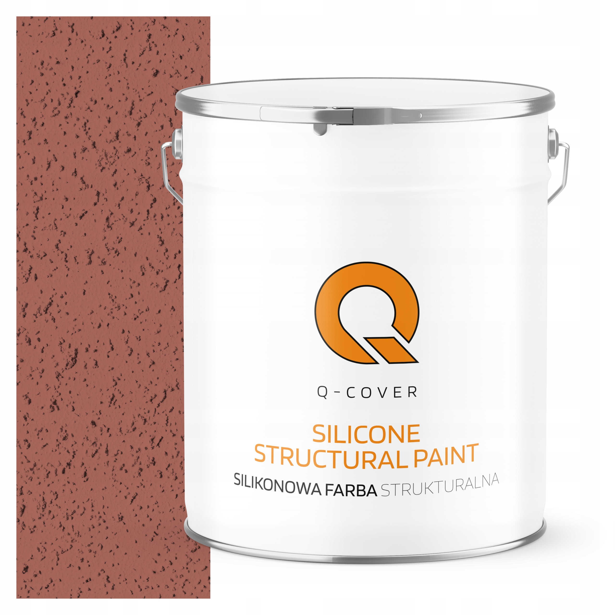 Strukturálna fasádna silikónová fasádna farba 5L tehlová F324 Uv