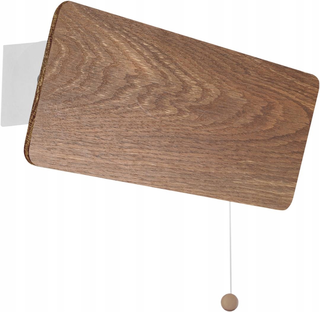 Nowodvorski Nástenné svietidlo Oslo Led Drevo/Biela E14 40W IP20