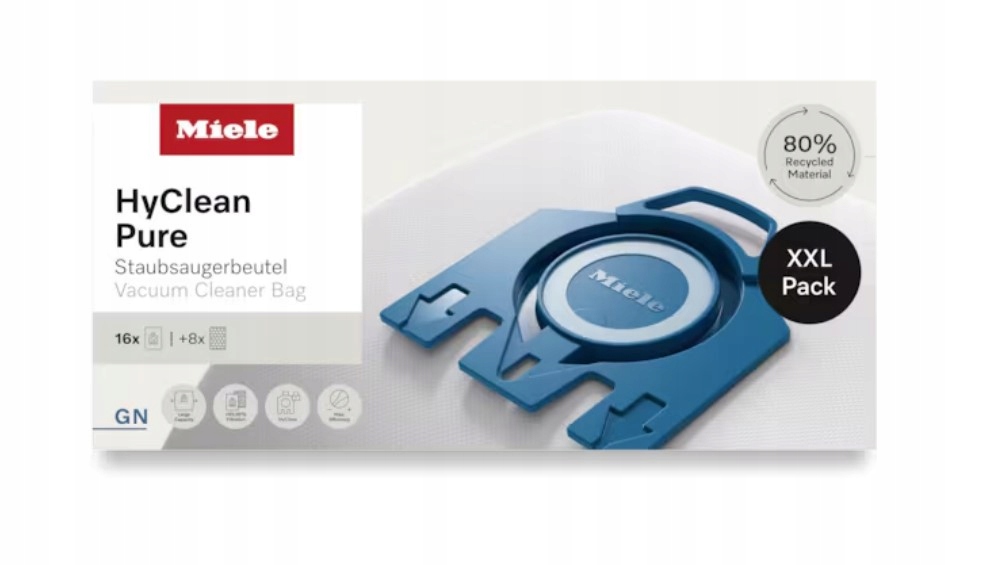 Vrecká do vysávača Miele, HyClean XXL pack 16 sáčkov