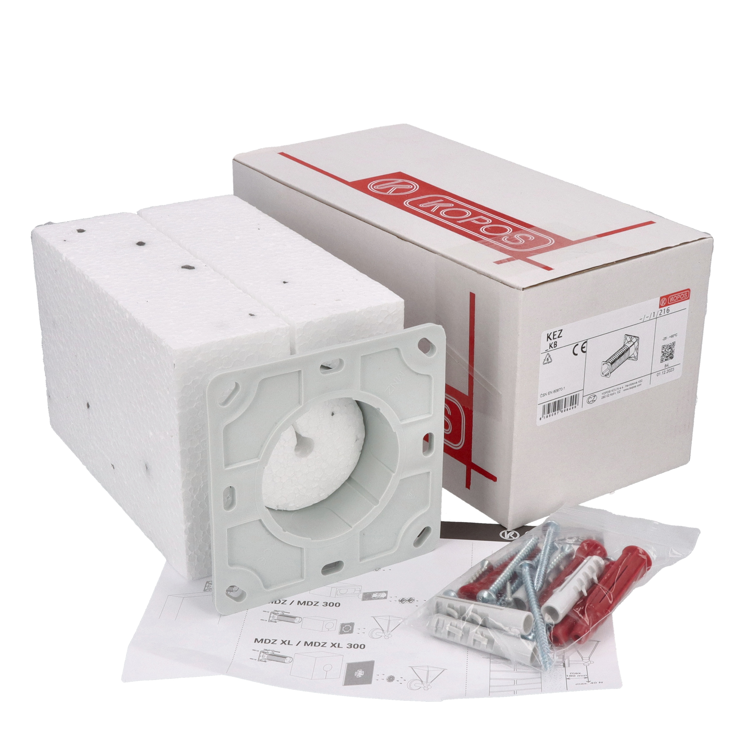 PUSZKA P/T DO DOCIEPLEŃ Lmax=200mm KEZ KB KOPOS EAN (GTIN) 0753326442480