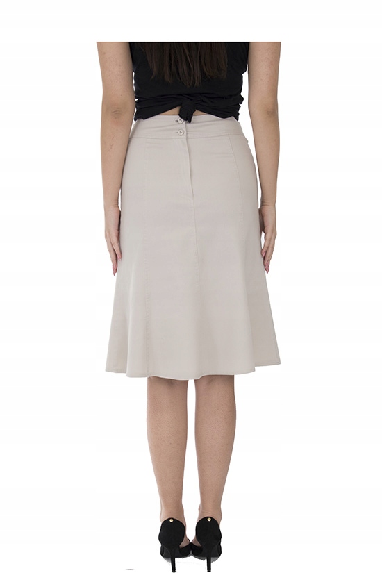 SPÓDNICA BAWEŁNA ROZKLOSZOWANA (38-52) KOLORY r.38 Długość midi