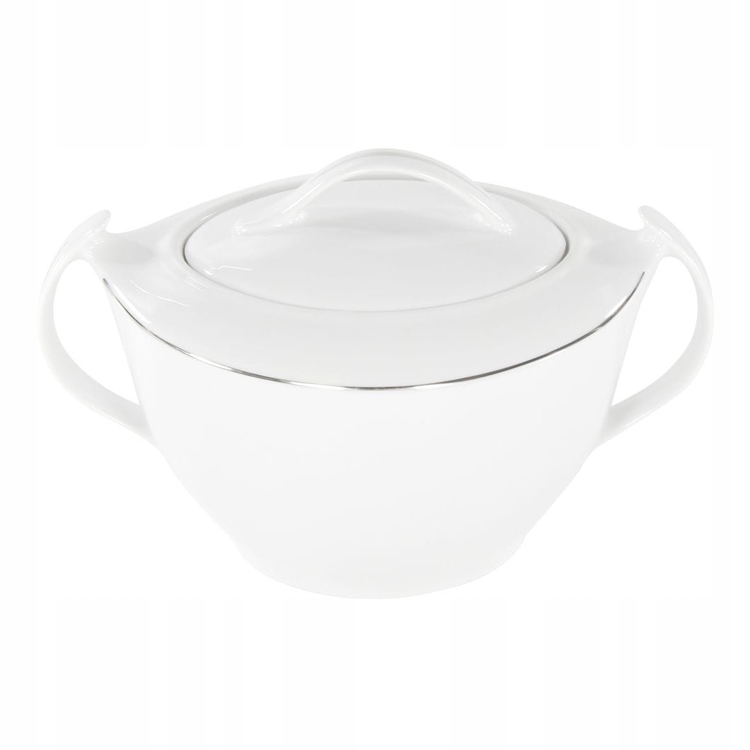 Ćmielów Akcent Polévková váza 3 l s porcelánovým víkem 9718 Platinová linka