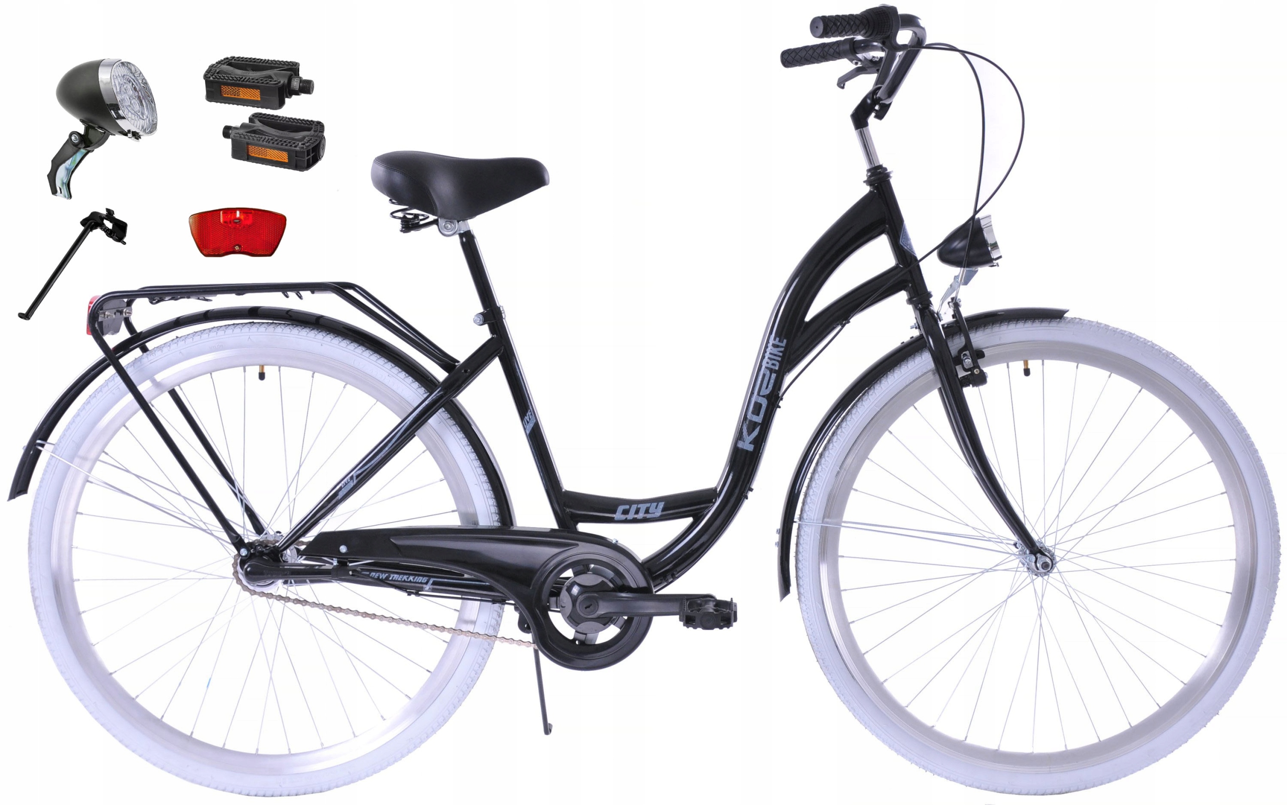 Rower Miejski Damski 28 Kozbike (K14-S3) 3 Biegi