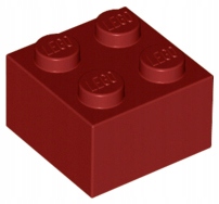 

Lego 3003 C czerwony 2x2 brick klocek Nowy 1szt