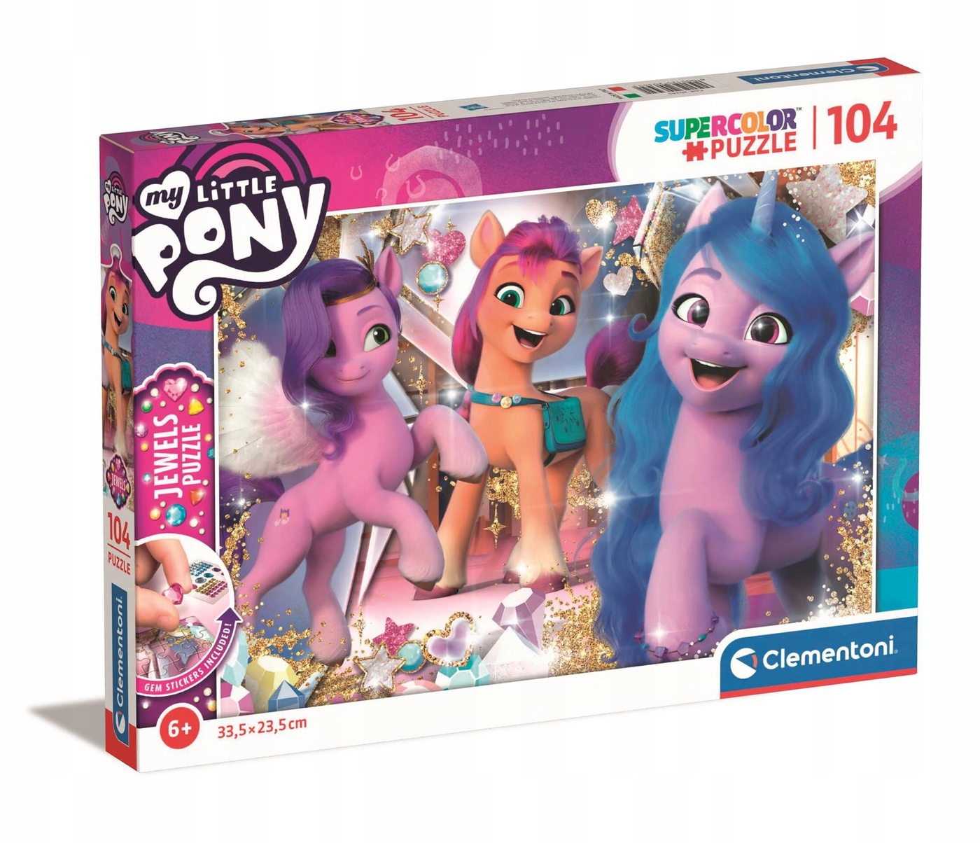 

Puzzle 104 My Little Pony puzzle brokatowe