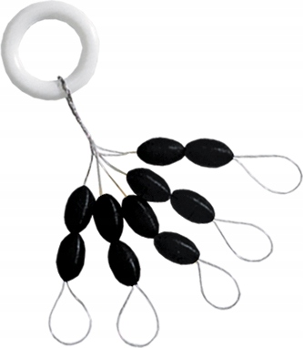 Stopery Silikonowe XL Extra Large Czarne