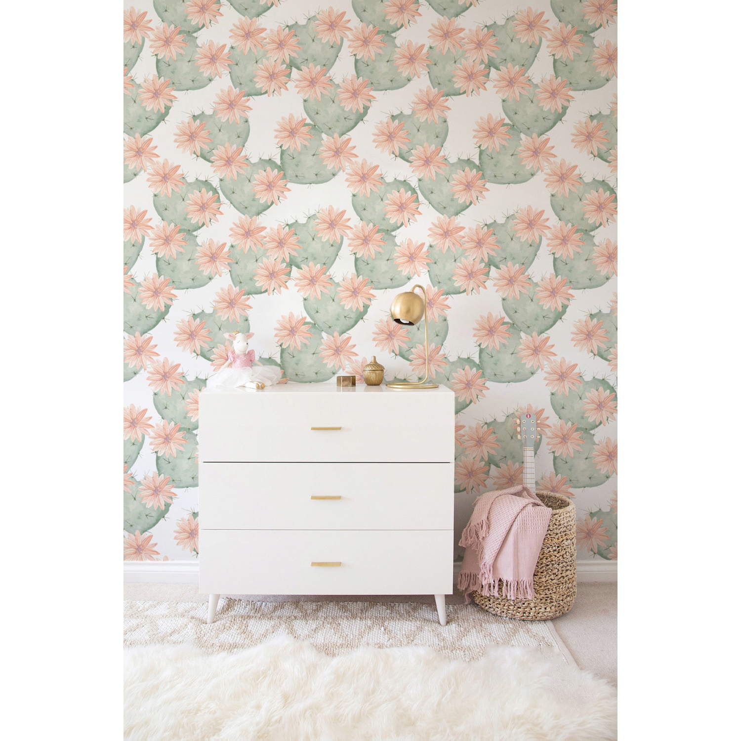 

Fototapeta Pastelowe kwitnące kaktusy 360x250 cm