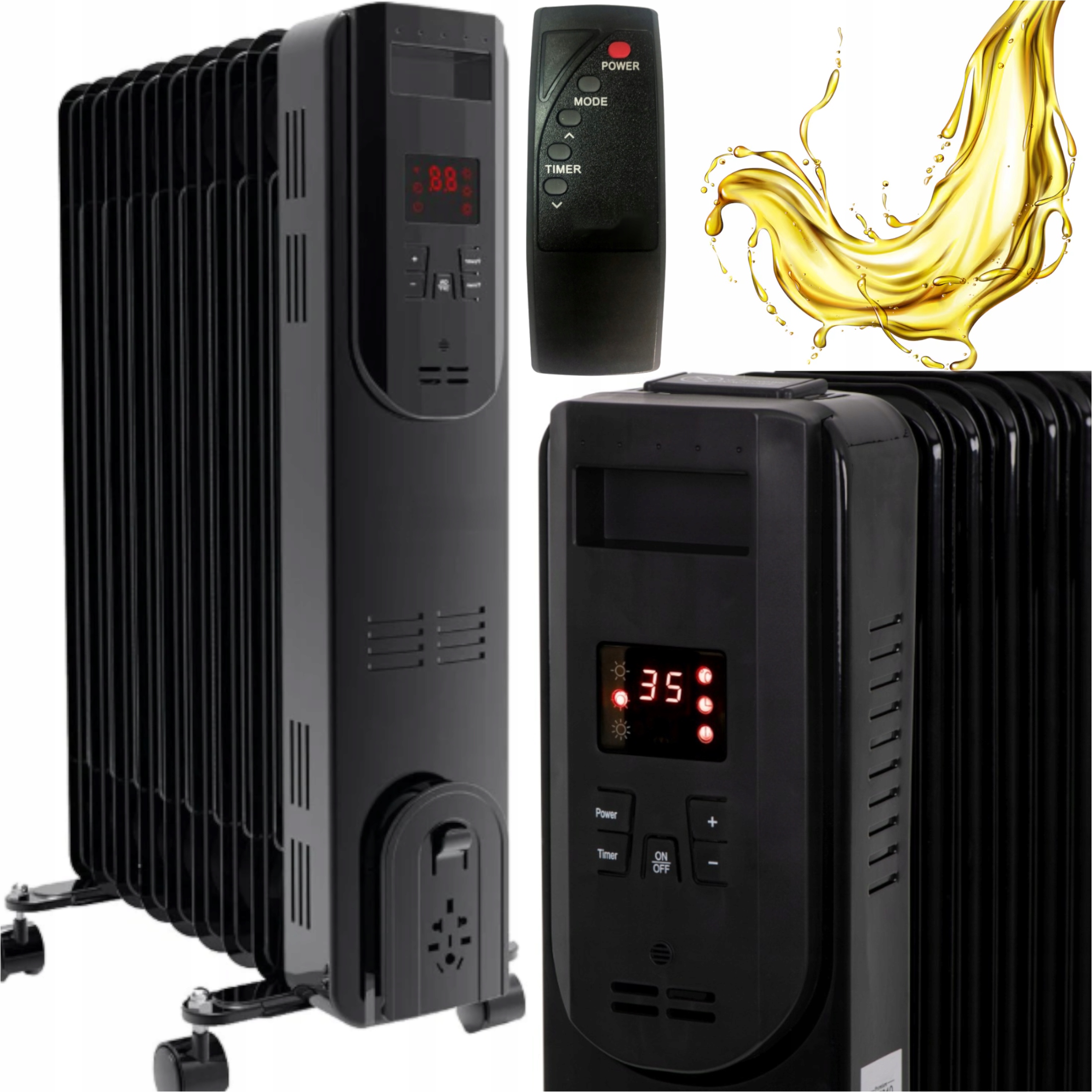 Elektrický Ohřívač Pro Dům A Kancelář S Regulací A Termostatem