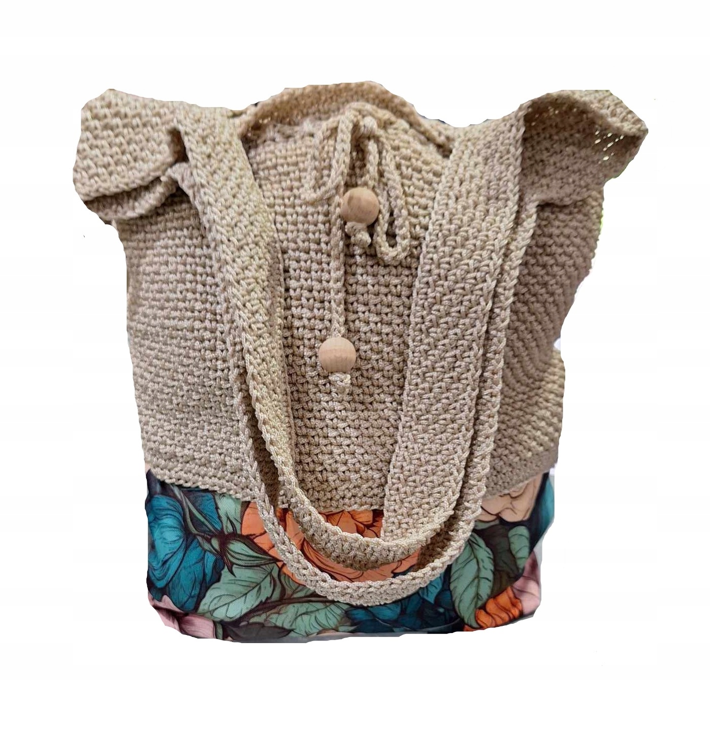 Sáček ze šňůrky s wew kapsou,zapínání