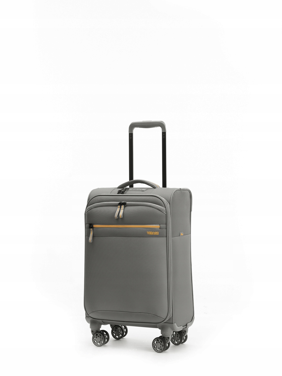 Kabinový kufr Verage Windermere 55 cm šedý Tsa polyester 33 l