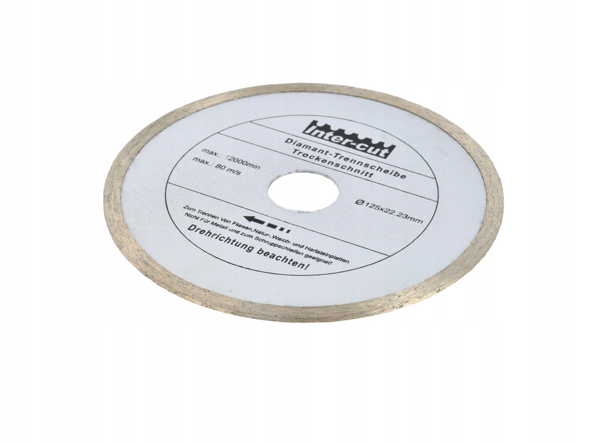 

Tarcza Diamentowa Do Cięcia Betonu Pełna 125 mm