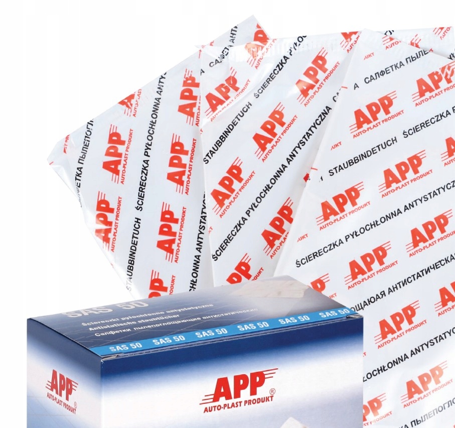 App Sas 10 Ściereczka Pyłochłonna Antystatyczna 45×90cm – 1 szt.