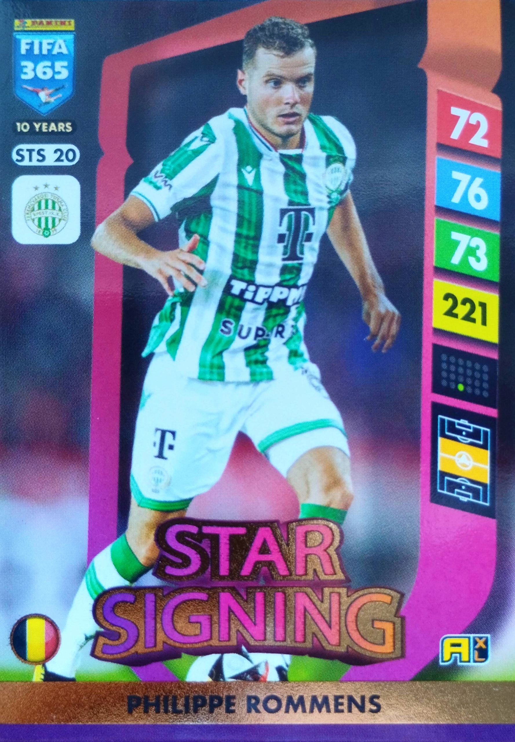 Panini Fifa 365 2025 Upgrade Star Signing Sts 20 Rommens Real Betis