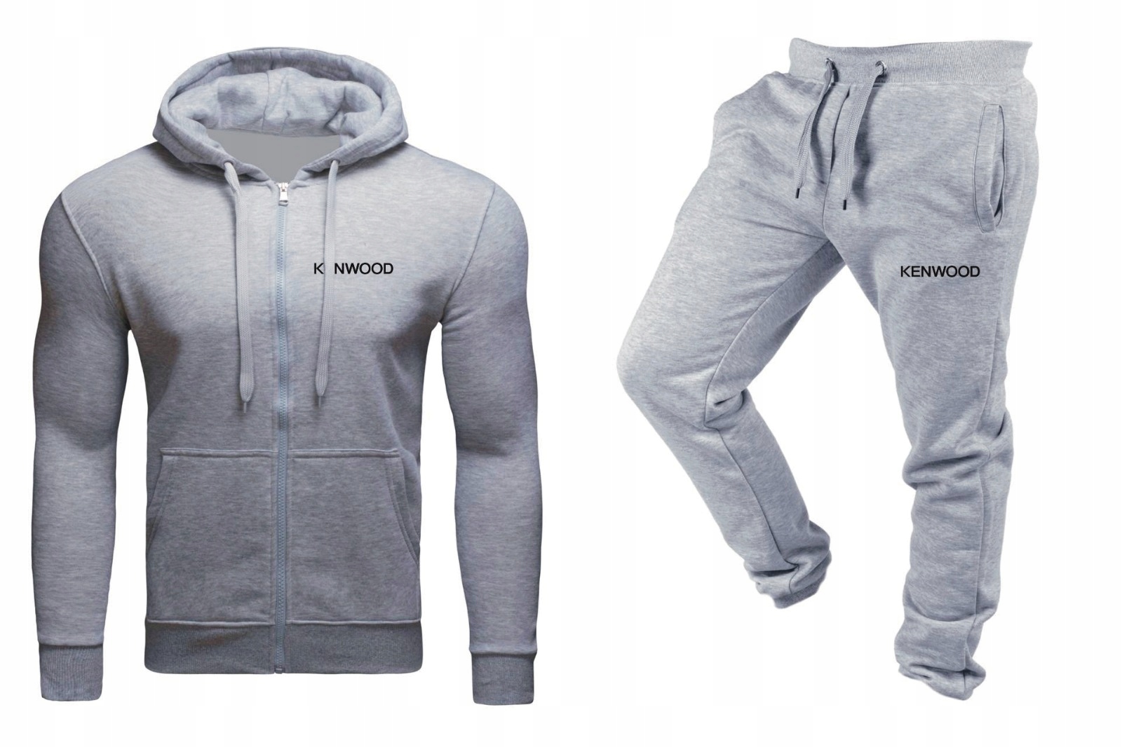 Tepláková Souprava Kenwood Rozepínací Šedá XL