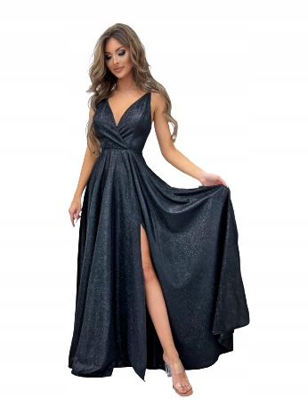 Ilona Černé Dlouhé Šaty svatební hostina Ples maturitní Xs