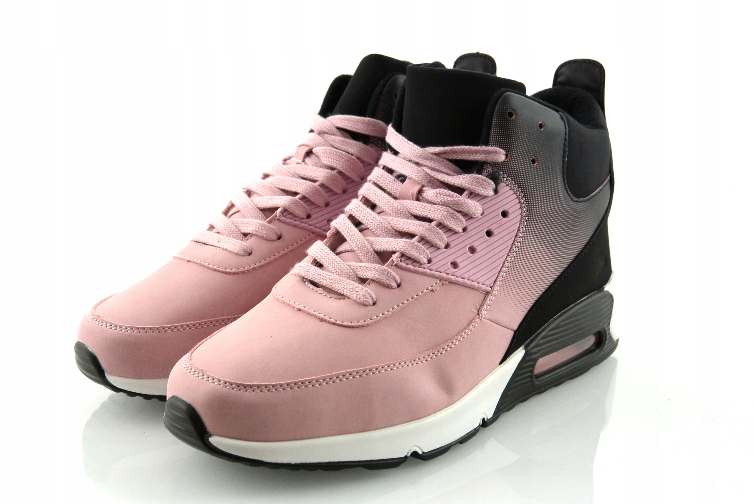 Růžové Zateplené Dámské Kotníkové Boty Tenisky Air 39