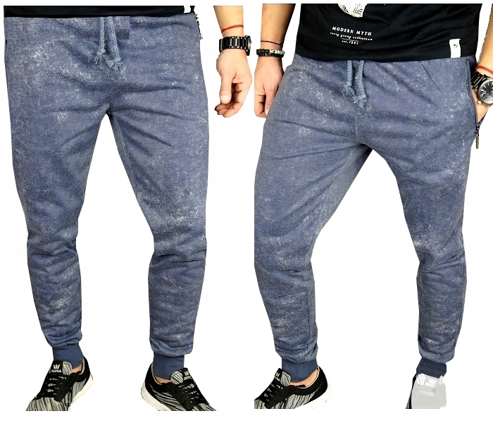 

Modne Dresowe Spodnie Męskie Jogger Hit Kolory M/L