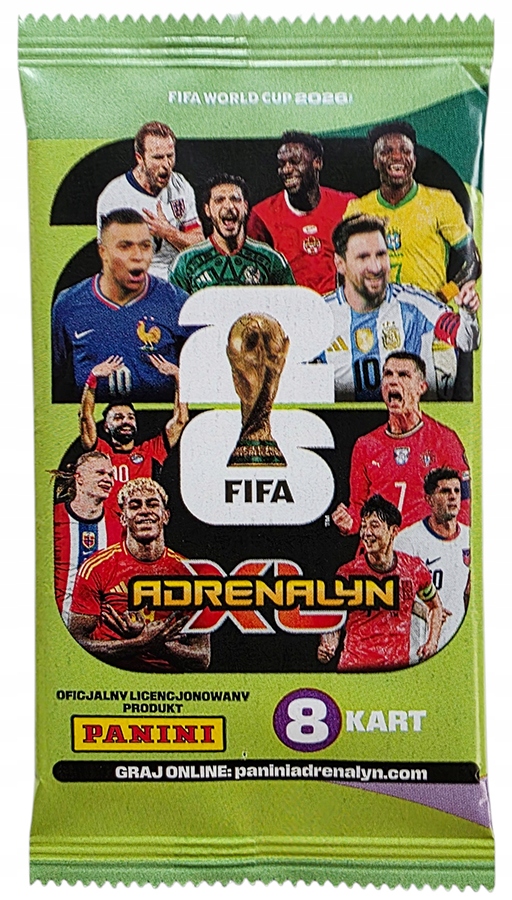 Karty Piłkarskie Panini Fifa World Cup 2026 Saszetka nowa 8 kart