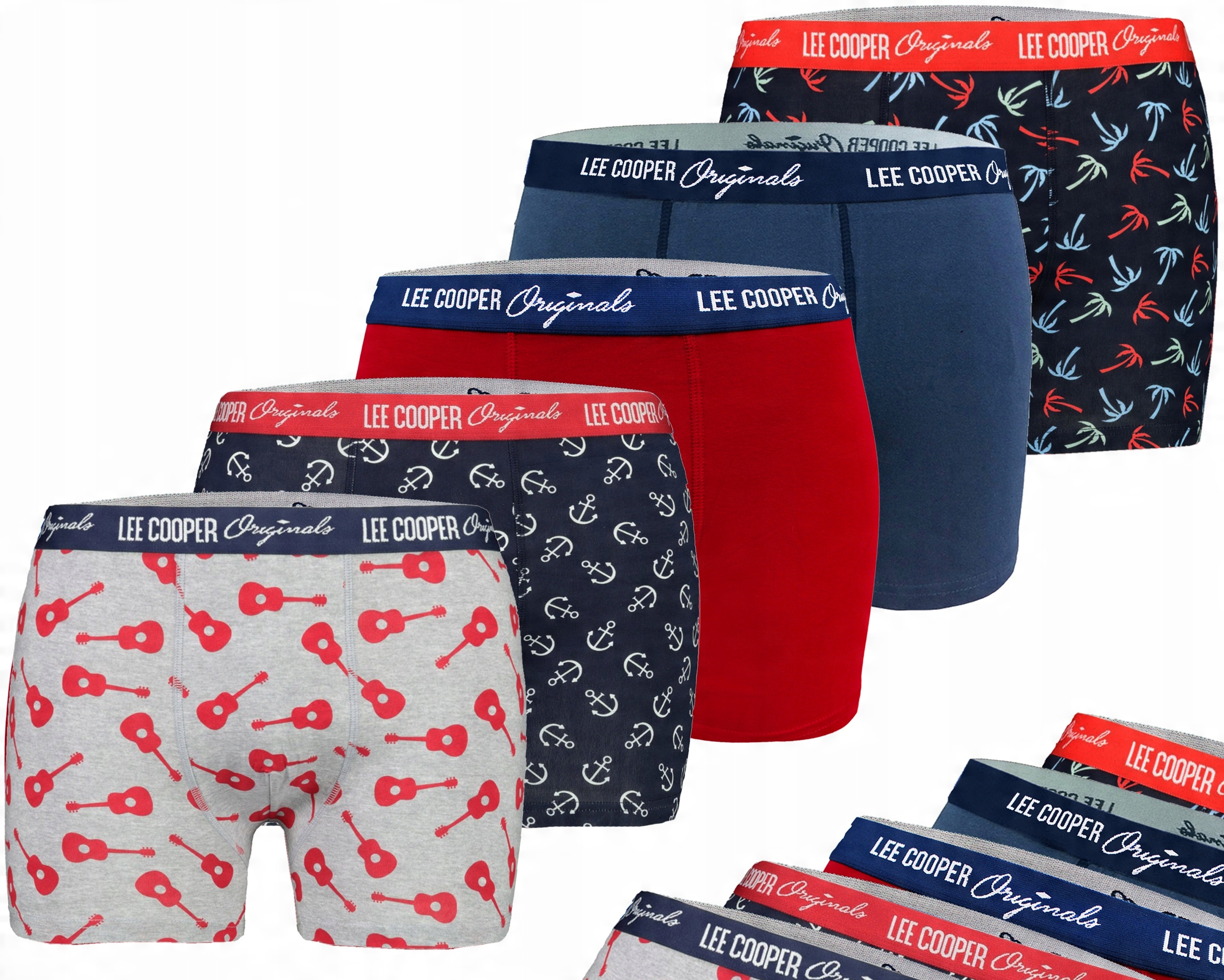 

Bokserki męskie majtki Lee Cooper bawełniane 5-PAK