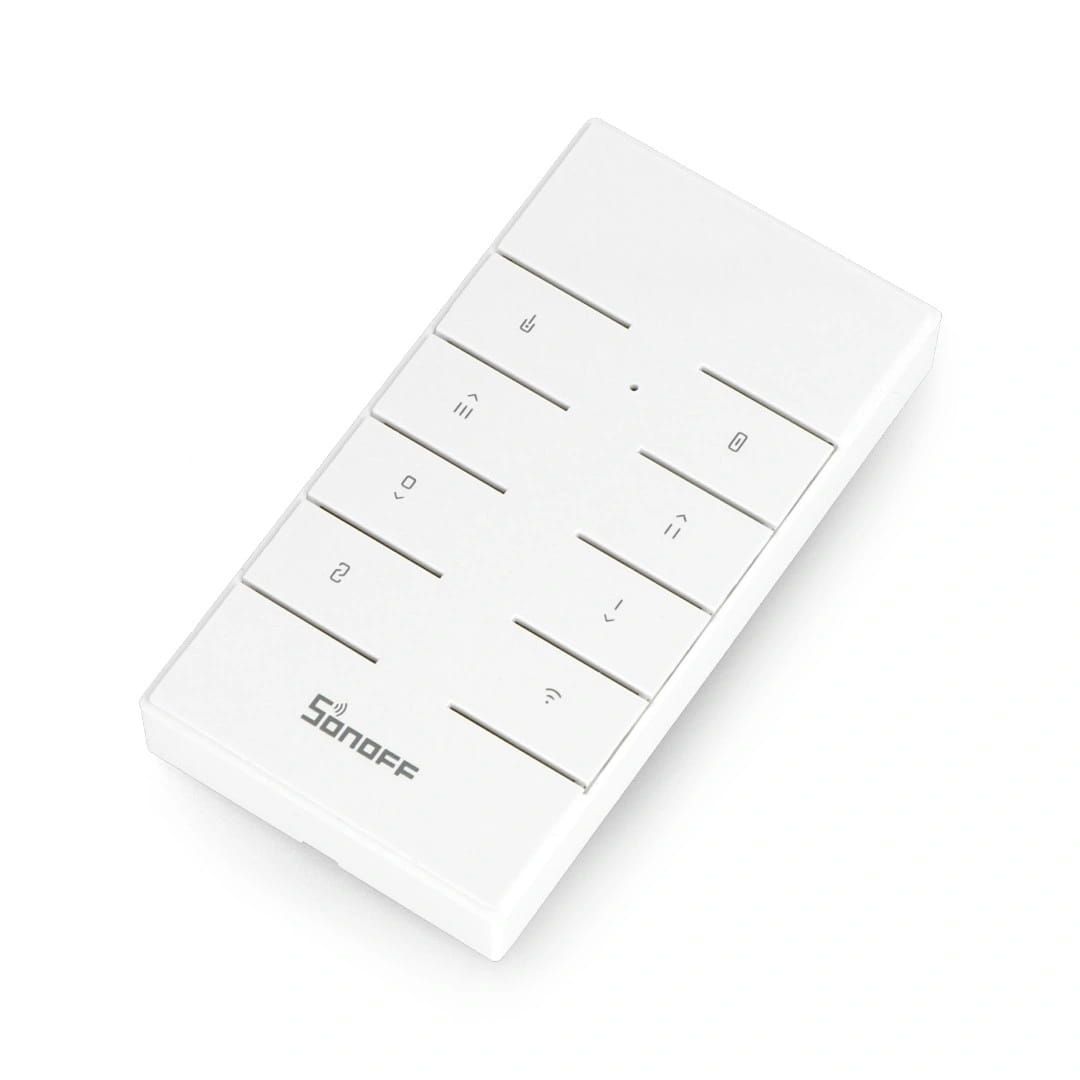 NOWY_ Pilot Sonoff RM433 IM190314042 biały ___WROC Zasilanie akumulatorowe