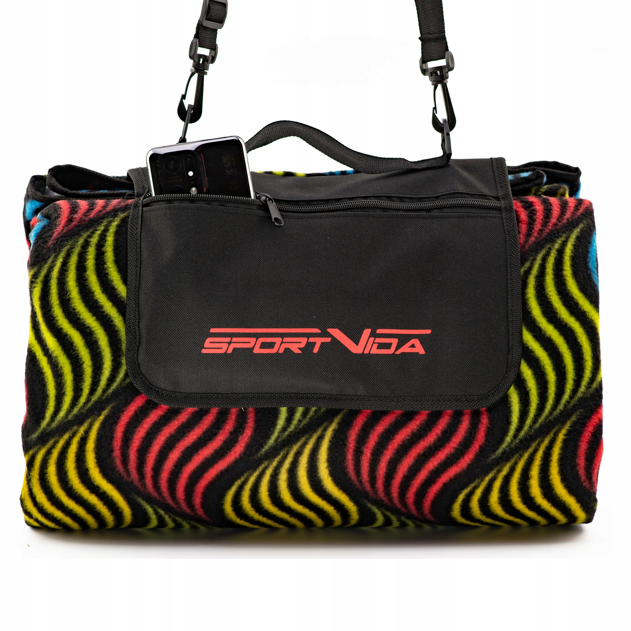 KOC PIKNIKOWY PLAŻOWY MATA Z IZOLACJĄ ALU I KIESZEŃ 150x200cm SPORTVIDA Rodzaj koc