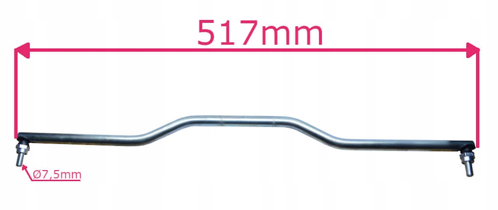 DRĄŻEK KIEROWNICZY HUSQVARNA CT151 CT131 CTH151 ZA Typ drążek