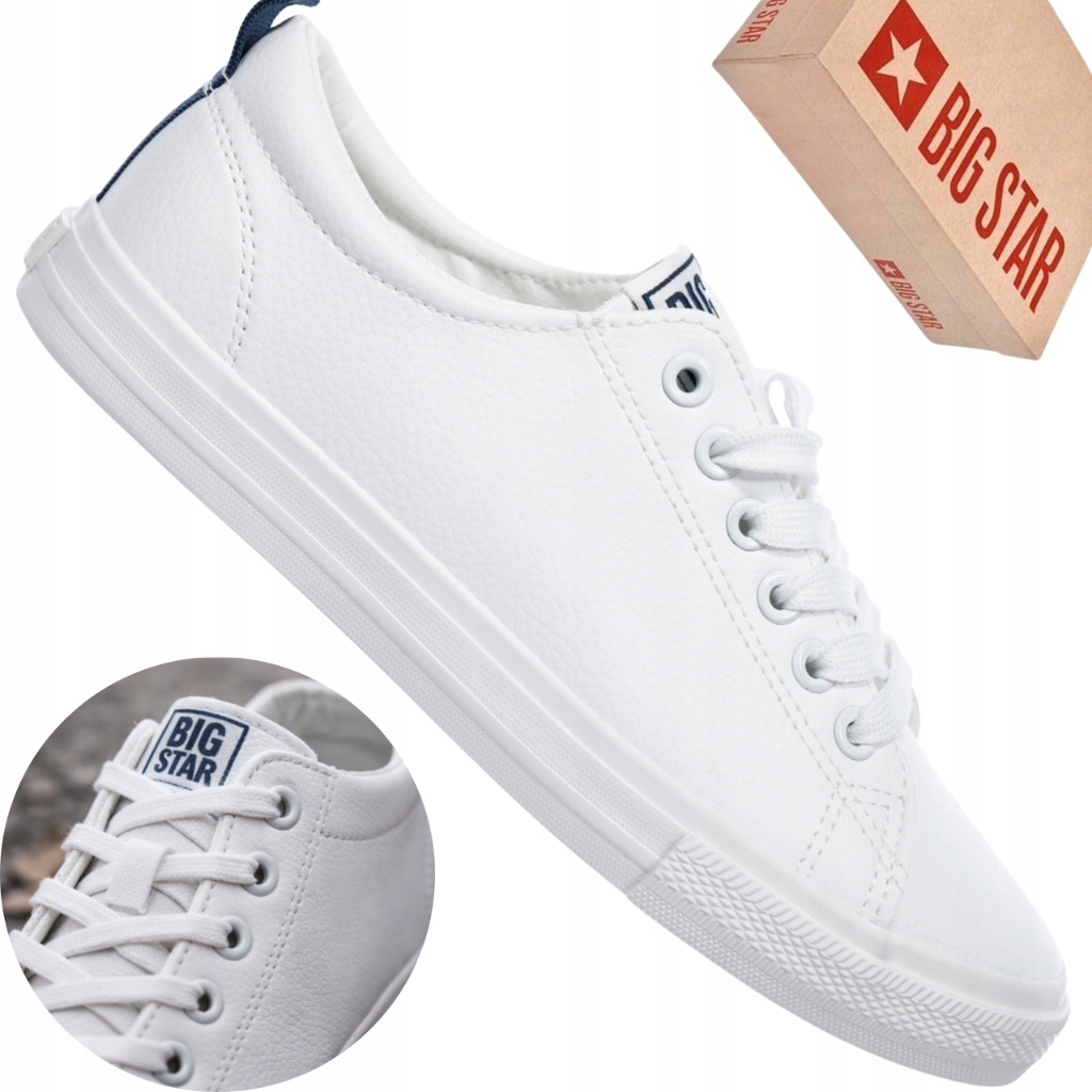 Dámské tenisky Big Star SS274604 bílé casual tenisky