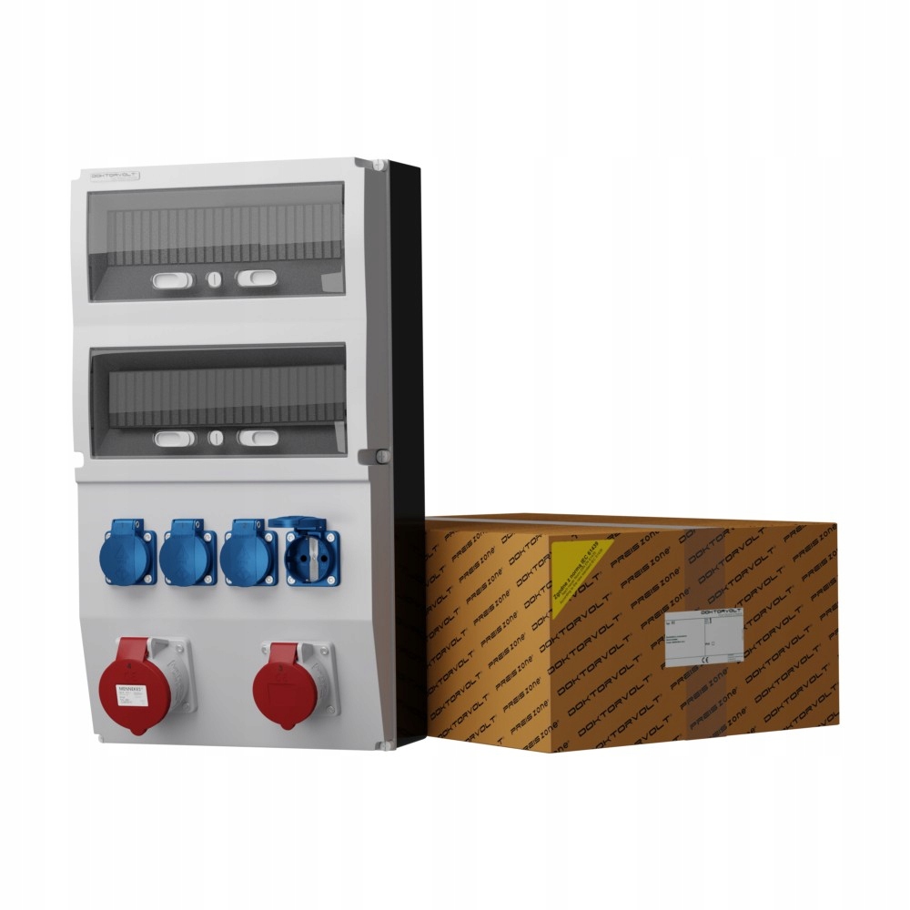 Stavební rozvaděč zásuvek Schuko Mennekes Doktorvolt DV-2322-D