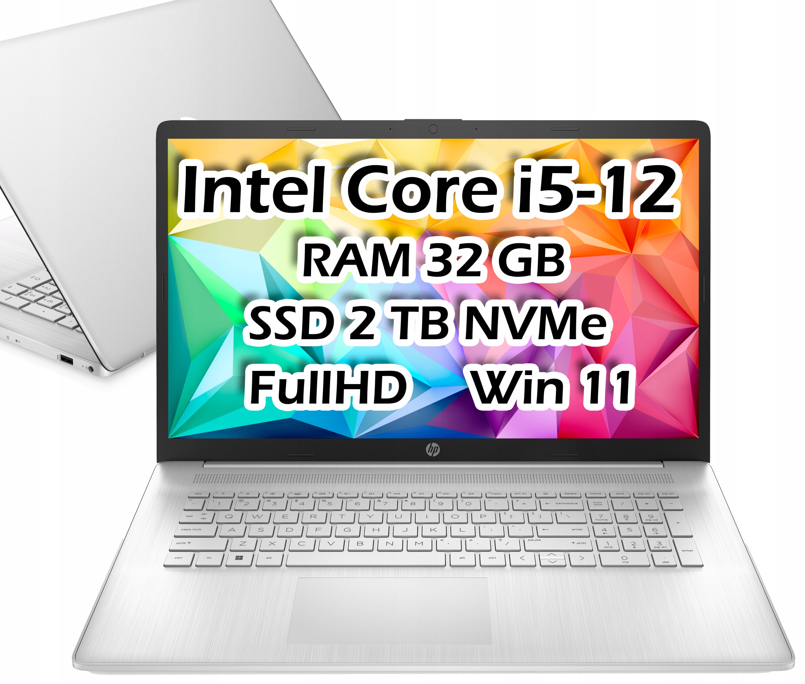 

Laptop Hp 17-CN i5-12 32GB 2TB Ssd NVMe Fhd Win11