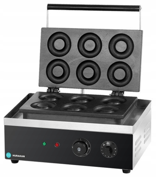 Profesionální vaflovač opékač donutů 1,6 kW 6 kusů HKN-GES6D