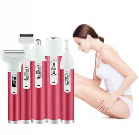 5w1 Trymer Depilator Do Bikini Golarka Damska Golarka Do Twarzy Ciała