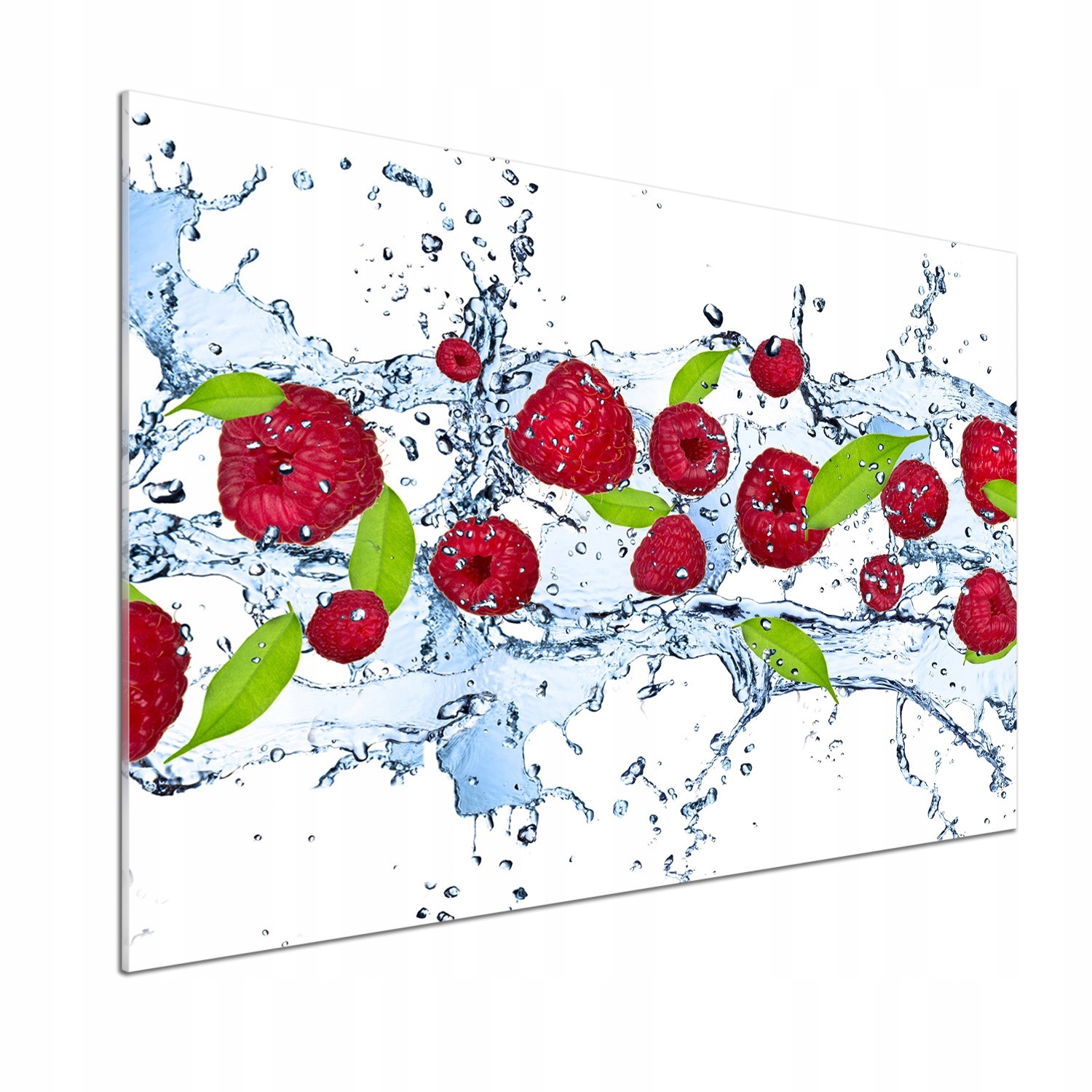 Panel do kuchyne Maliny a voda 100 x 70 cm Lepidlo