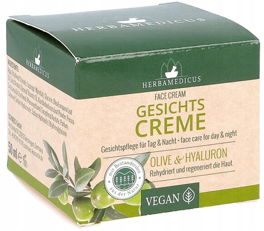 

Herbamedicus Krem Kwas Hialuronowy Oliwa 50ml