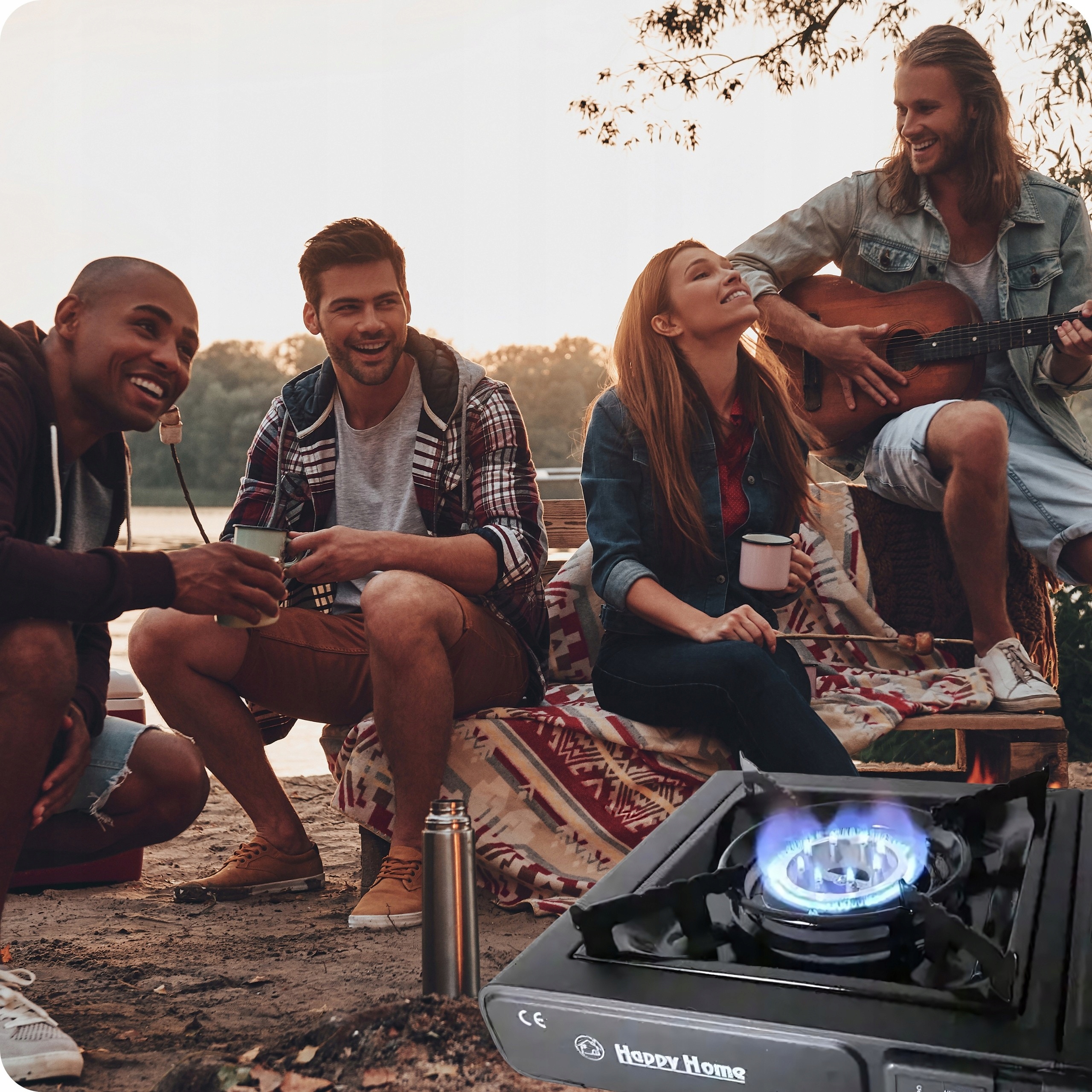 KUCHENKA GAZOWA TURYSTYCZNA 2w1 Z REDUKTOREM I WALIZKĄ + KARTUSZ I GRATIS Stan opakowania oryginalne