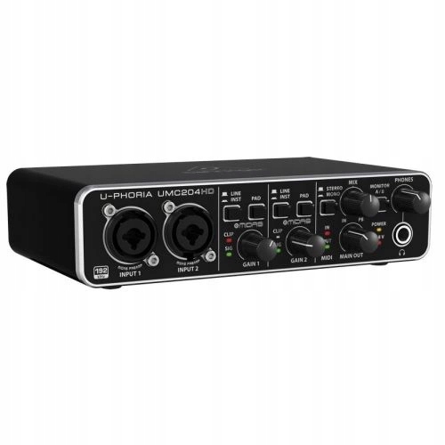 Behringer UMC204HD Interfejs Audio Usb Do Nagrywania