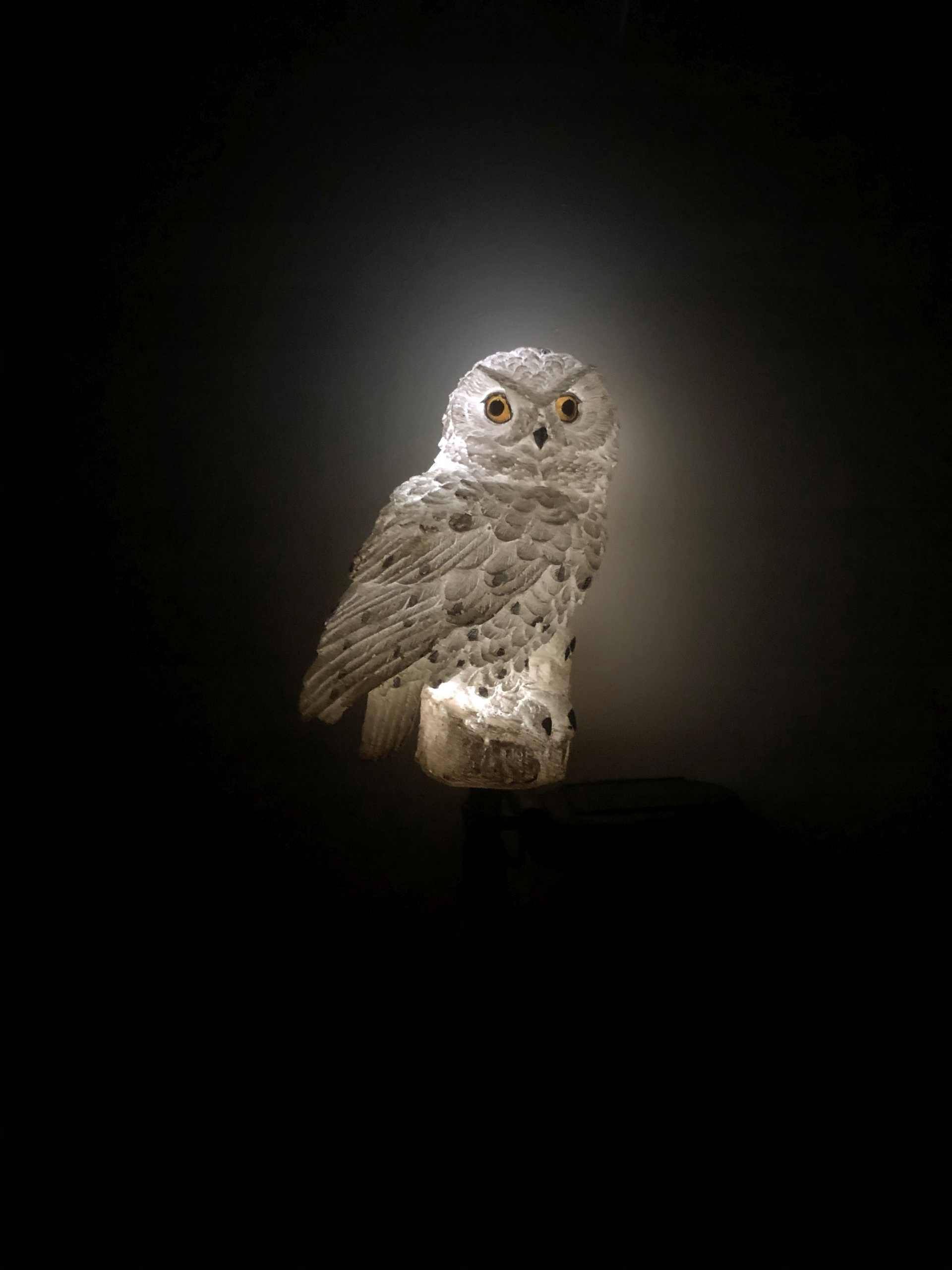 LAMPA SOLARNA LED SOWA WBIJANA OGRODU BALKON SOLAR DUŻA LAMPKA PIK OGRÓD Wysokość całkowita 43 cm