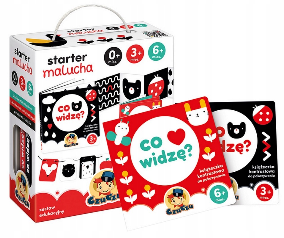 

Czuczu Starter Malucha książeczki kontrastowe +0mc