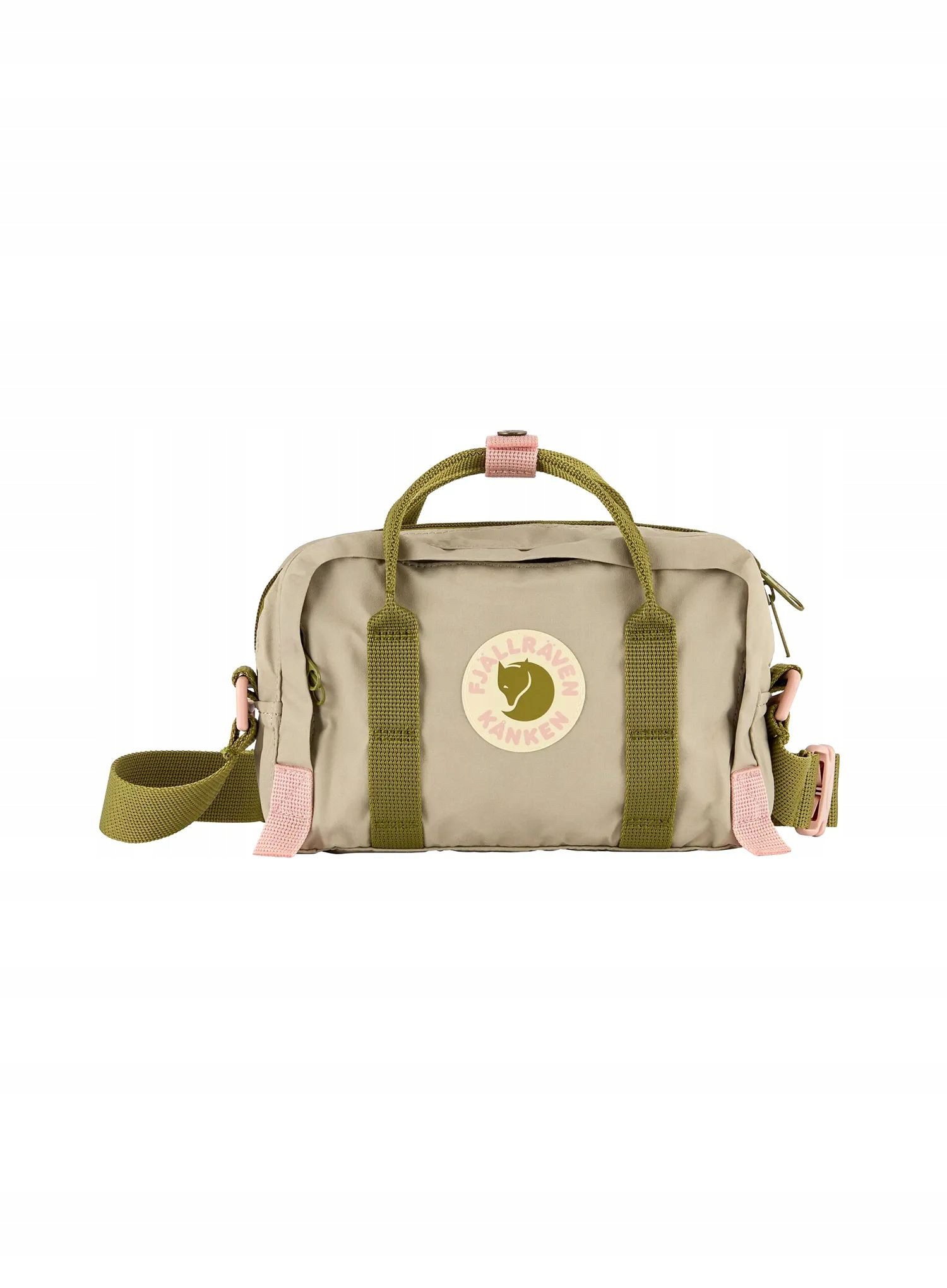 Sáček Fjallraven Kanken Koncept Crossbody fossil/foliage green