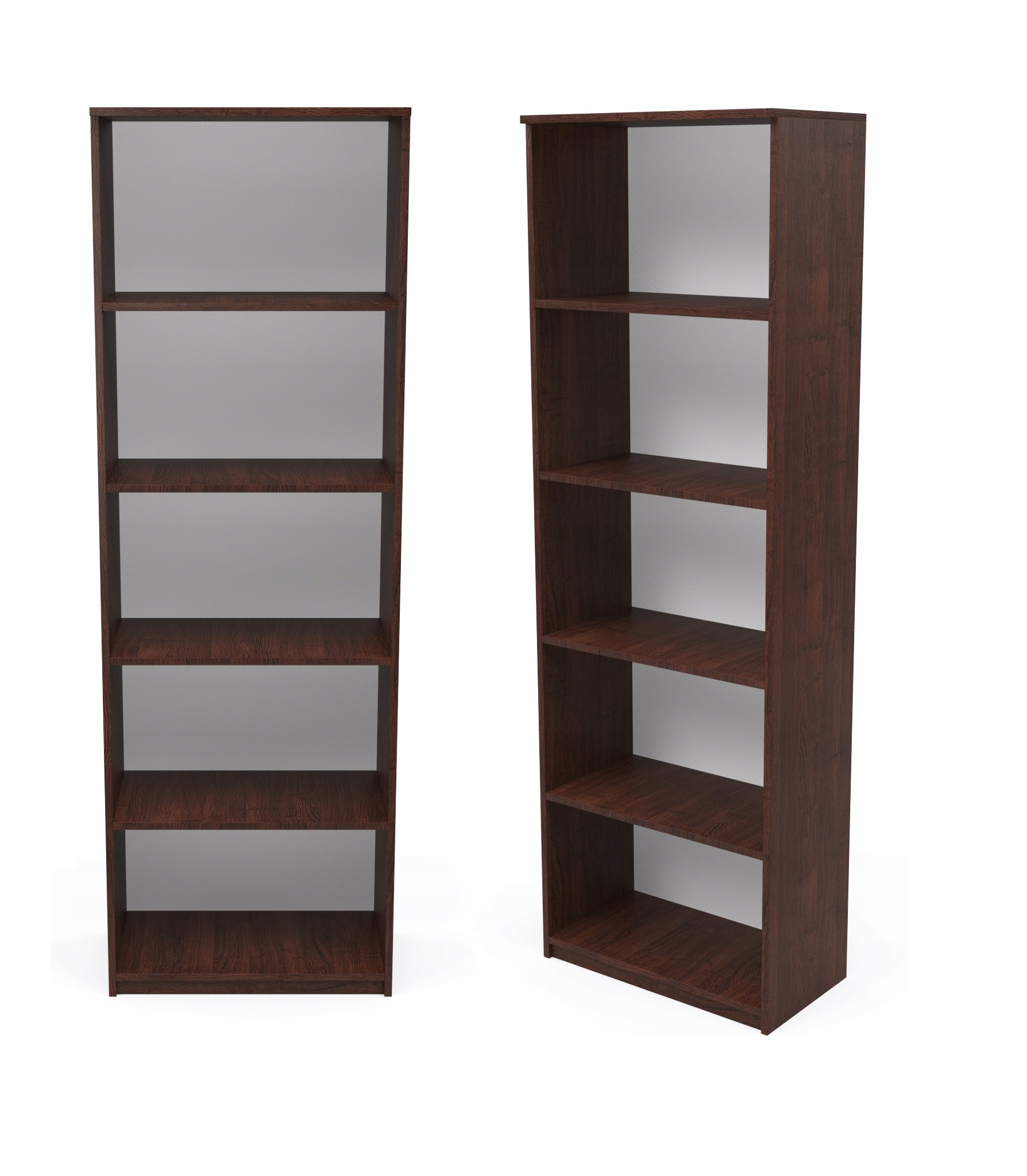 

Regał Na Książki Ewa 50 CM Wenge Biurowy Szafa