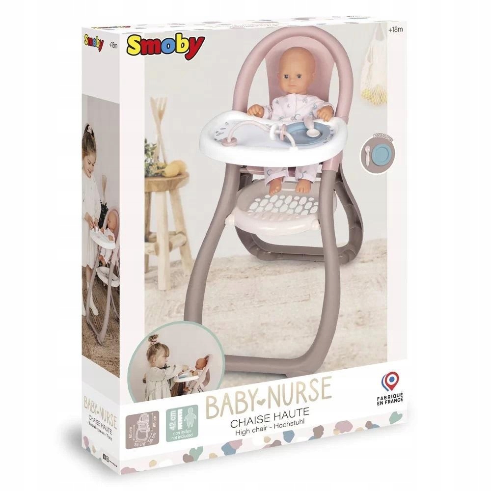 BABY NURSE KRZESEŁKO DO KARMIENIA, SMOBY