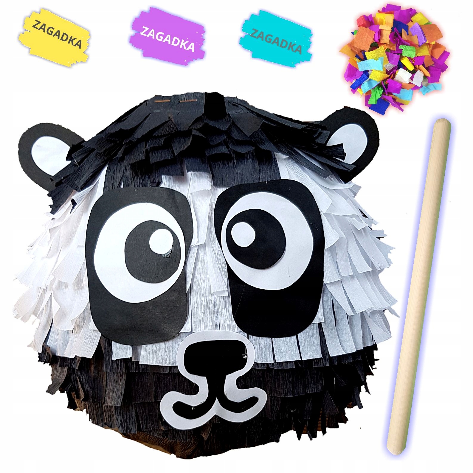 PINIATA PANDA DUŻA + GRATISY PINIATA NA URODZINY