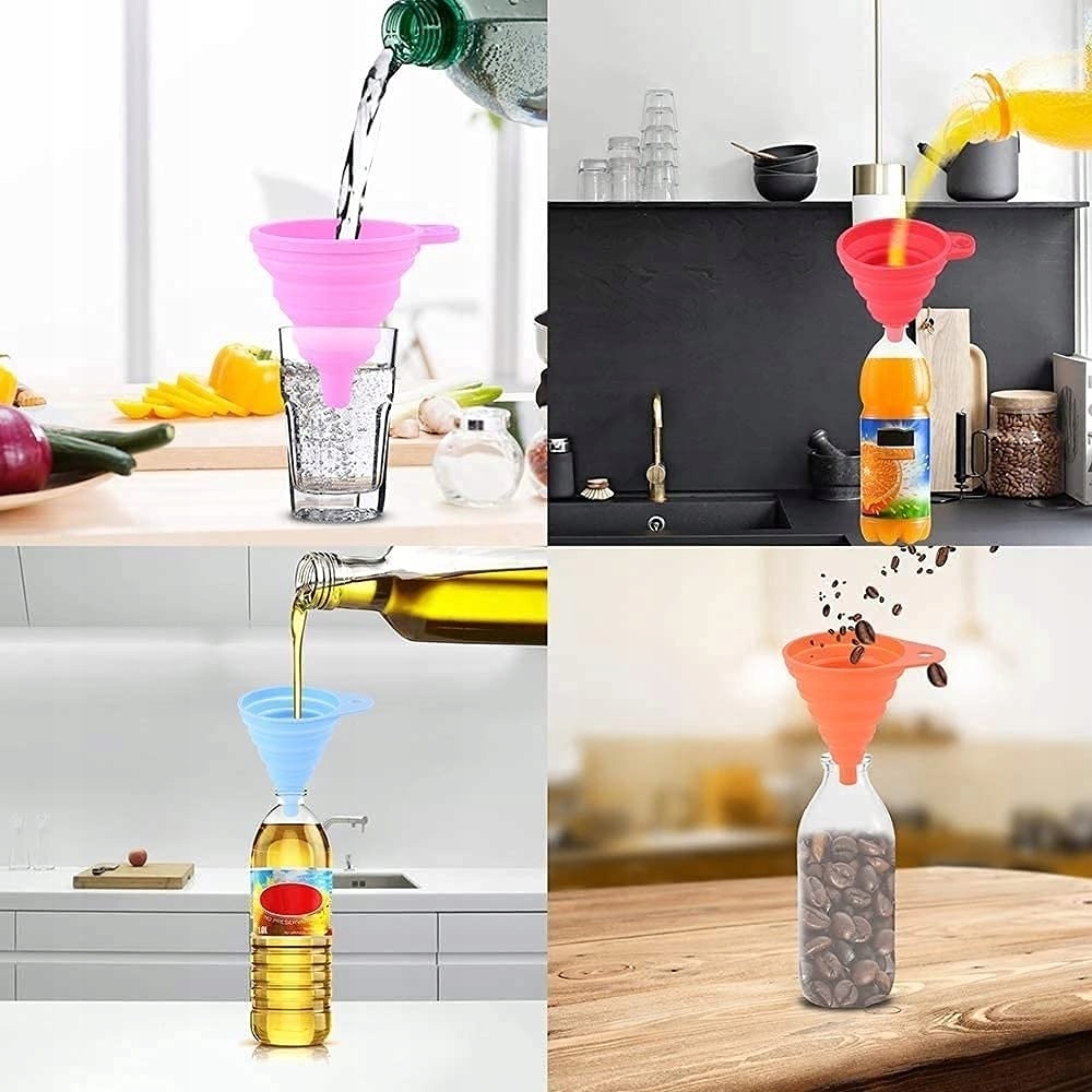 LEJEK SILIKONOWY SKŁADANY HARMONIJKA NA PŁYN OLEJ Marka bez marki