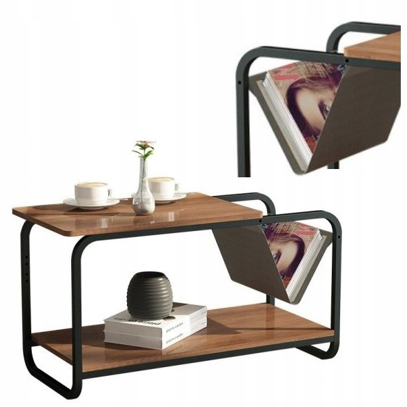 Kávový stolek loft moderní 2 úrovně ModernHome