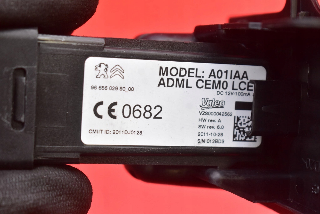 ignition key button START/STOP 9665602980 PEUGEOT 508 and 2.0 HDI 163KM