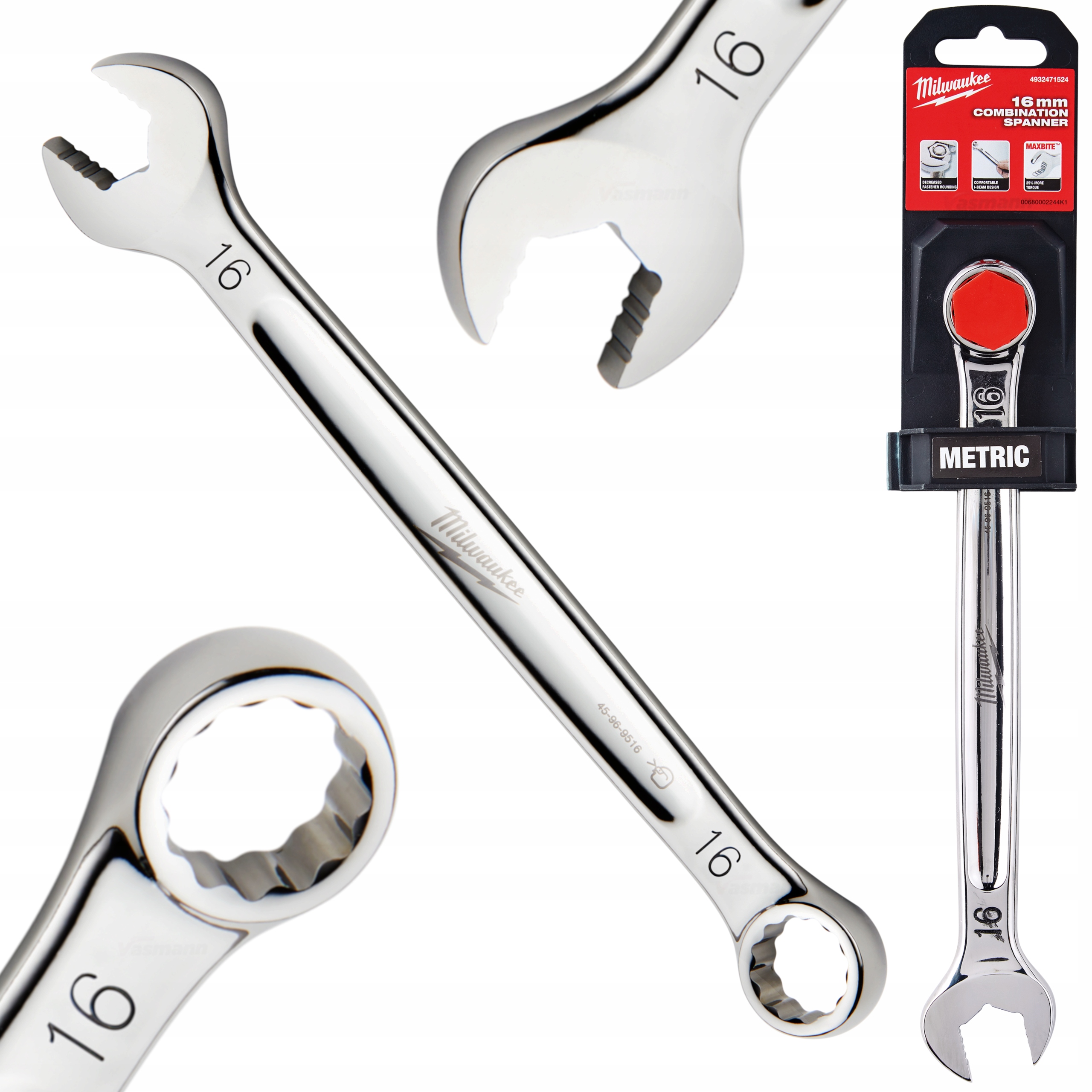 

Klucz Płasko Oczkowy Milwaukee Max Bite 16 mm