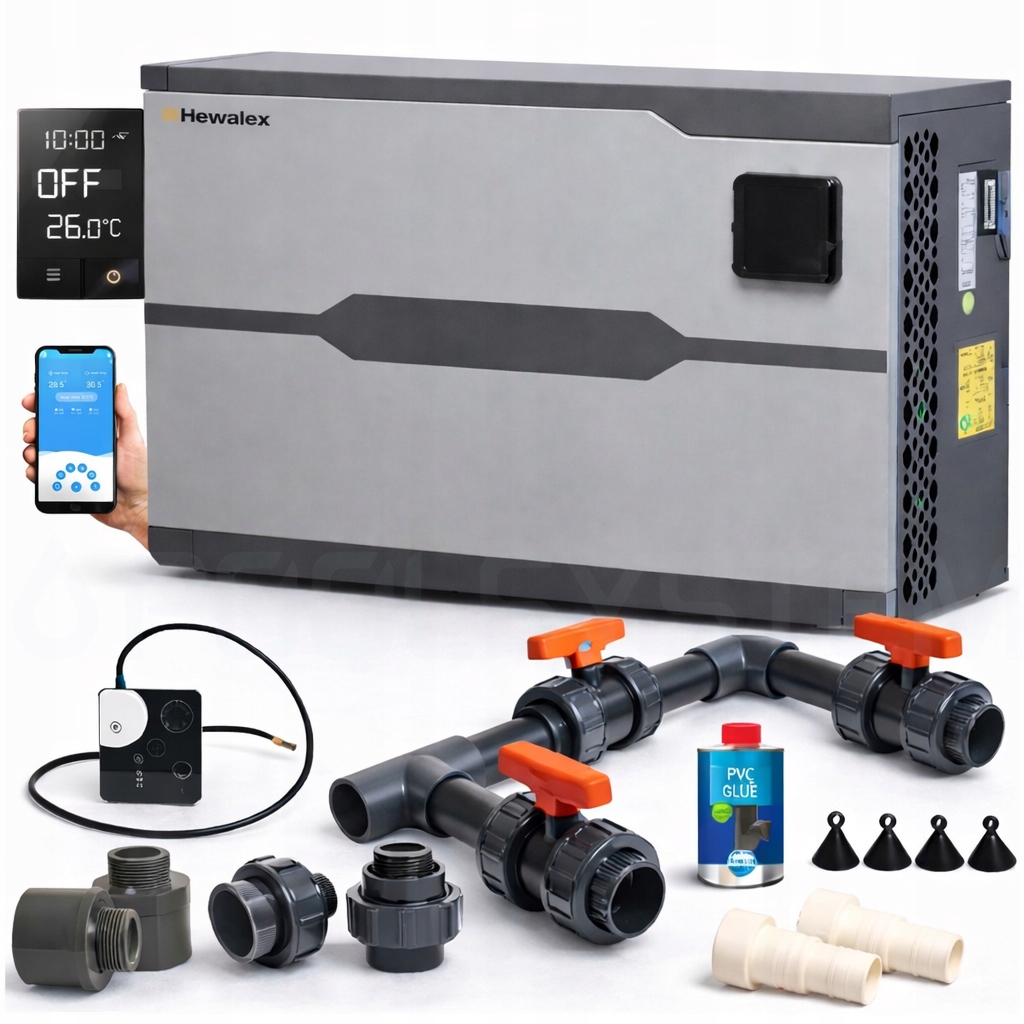 Bazénové tepelné čerpadlo Hewalex Inverter 80m3 17,8kW Wifi PVCBi-B