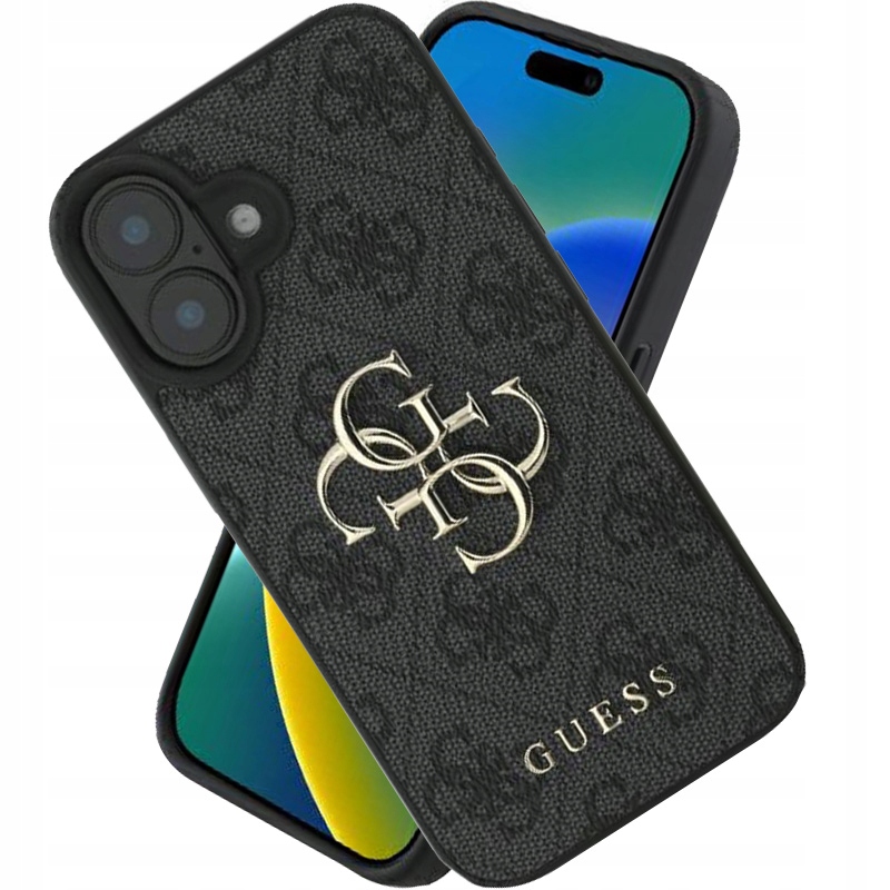Elegantní pouzdro na telefon Guess pro iPhone 16, silný obal, zadní kryt, pouzdro