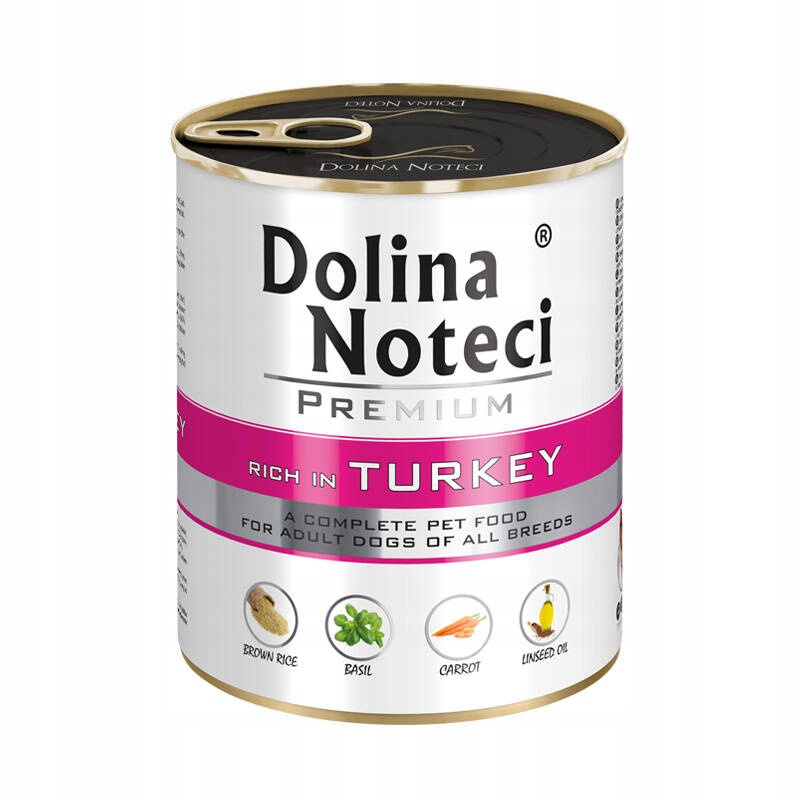 Karma mokra dla psa Dolina Noteci Indyk 800g